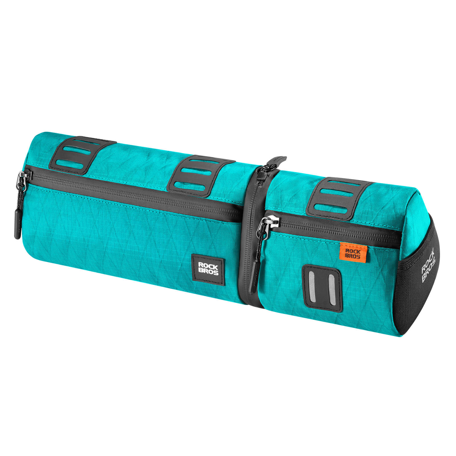 ROCKBROS versatile 2 in 1 bike bag, waterproof handlebar bag with shoulder strap, practical and durable for cycling. #Color_blue