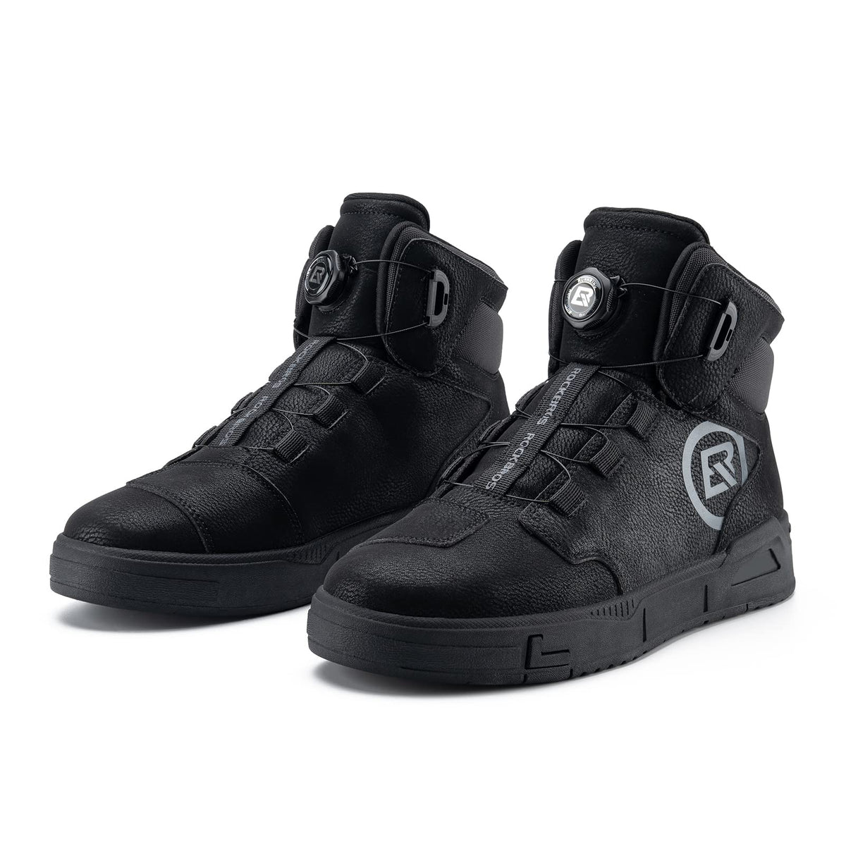 Men\'s Black Motorcycle Touring Boots Mens Waterproof Leather Touring Boots Motorbike Motorcycle  main image 2