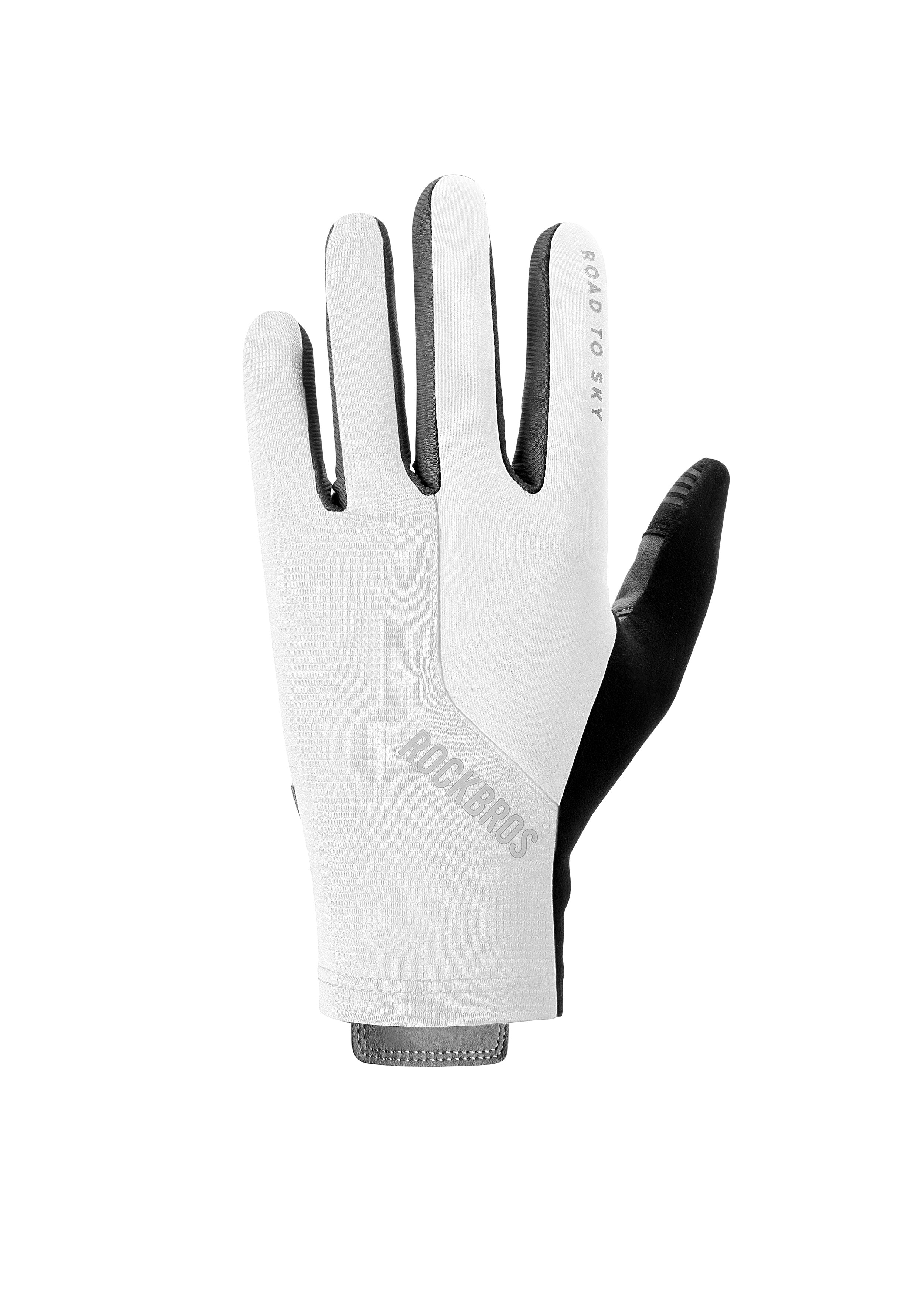 ROCKRBOS Road-to-Sky UV Protection Gloves #Color_White