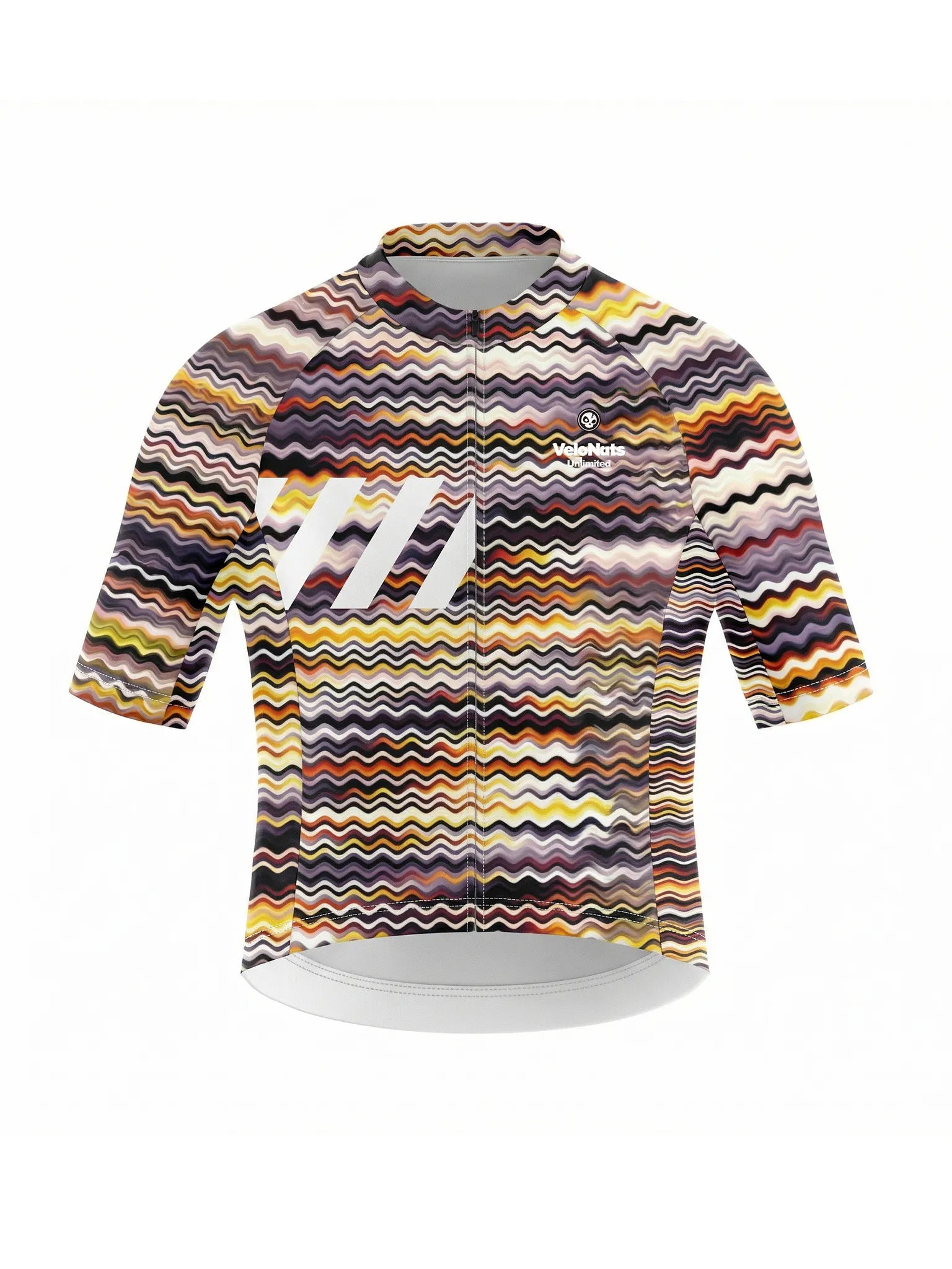 Men's Cycling Jersey Retro Signal#Type_Psychedelic Wave