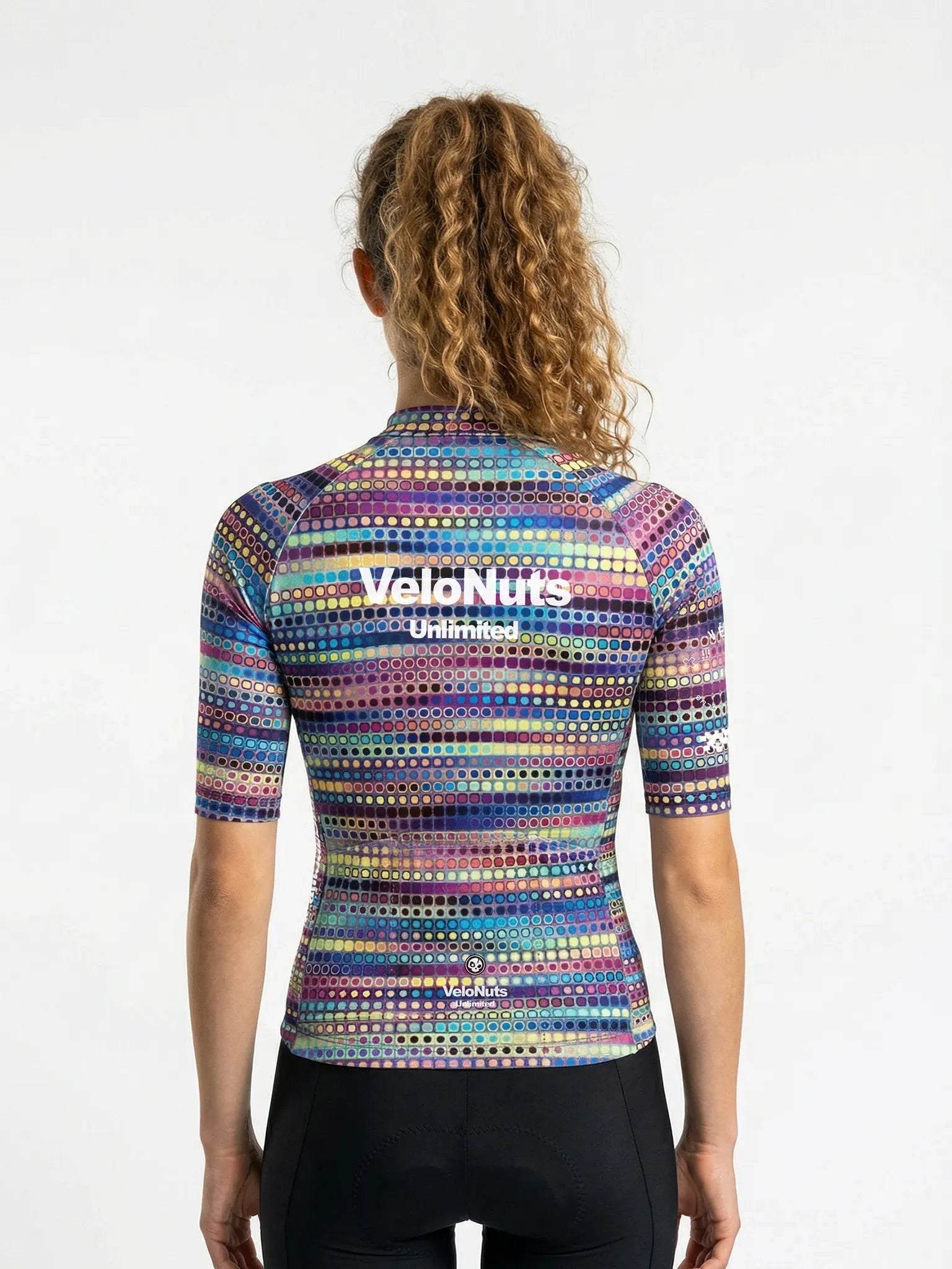 Women's Cycling Jersey Retro Signal#Type_Neon Dotwave