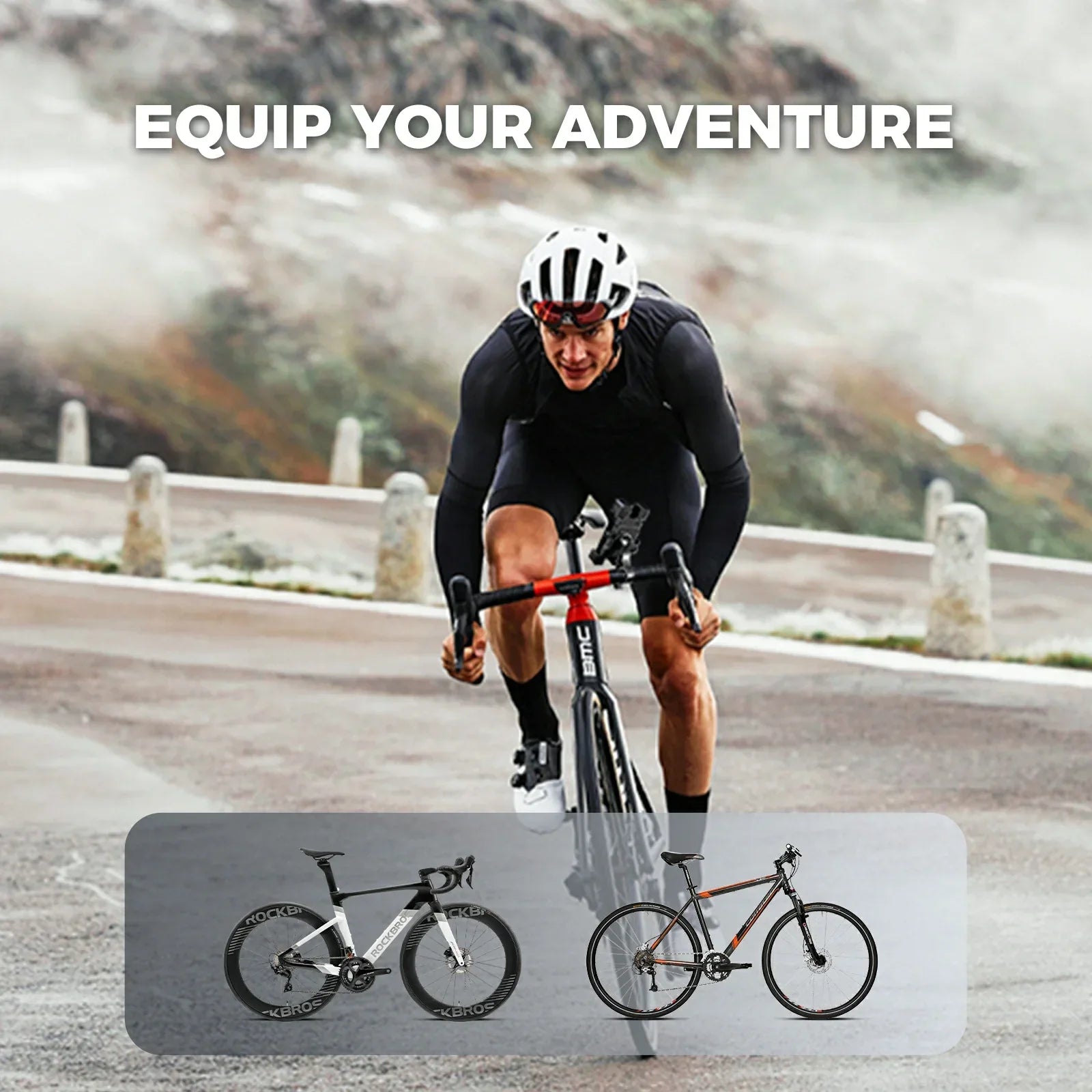 360 degree rotating bike phone holder for iPhone or smartphone