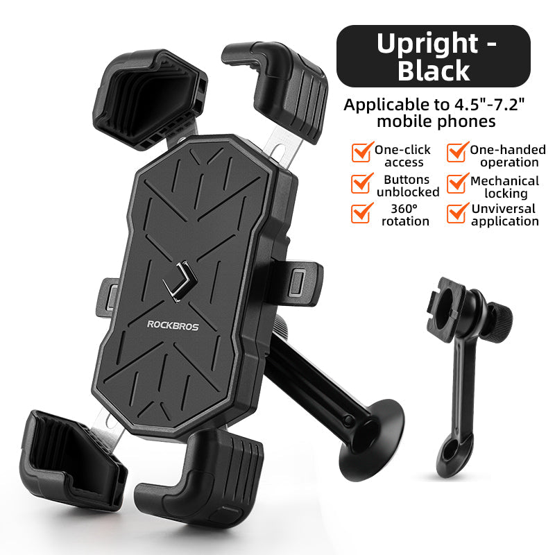 ROCKBROS HW-117 Bike Phone Mount 1s Lock Bike