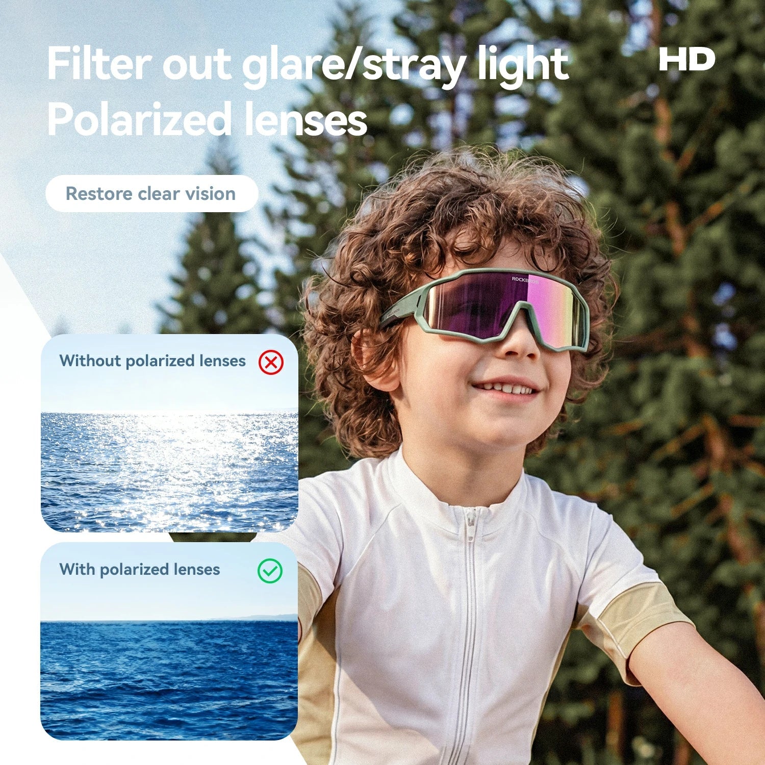NEXUS Kids‘ Sports Glasses Polarized Photochromic Options