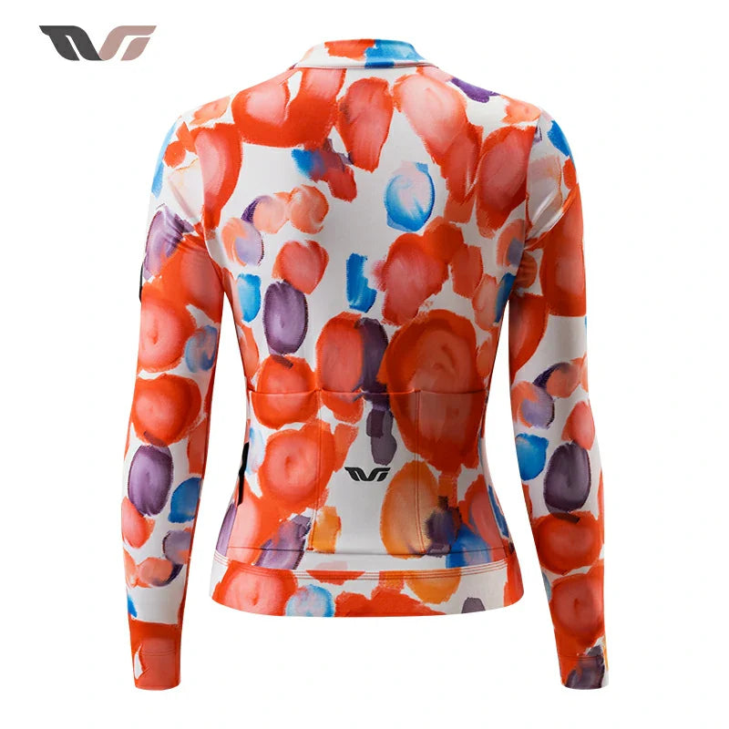 TVI Cycling Jersey Fleece Long Sleeve for 41–68 °F