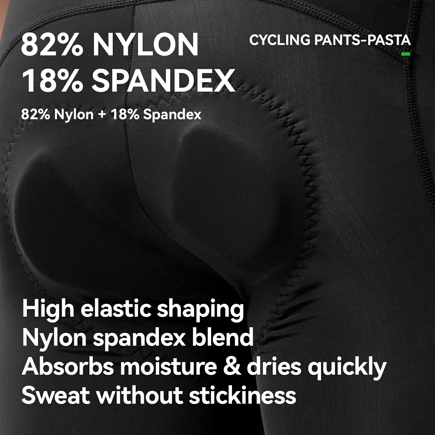 Men's Cycling Pants Breathable Padded For Summer & Fall-Pasta