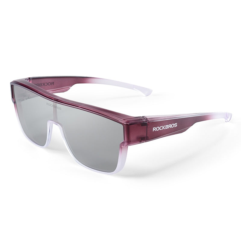 ROCKBROS Polarized Fit Over Glasses Sunglasses UV400 Wrap Around for Men Women - ROCKBROS