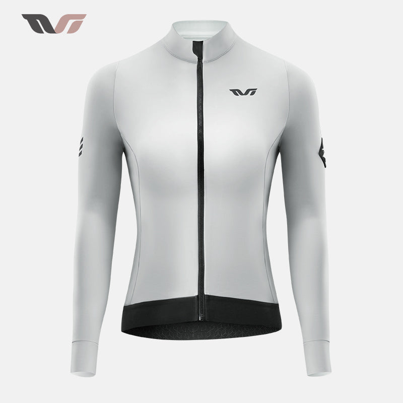 Women’s Fleece Cycling Jersey Lightweight for 41°F–68°F