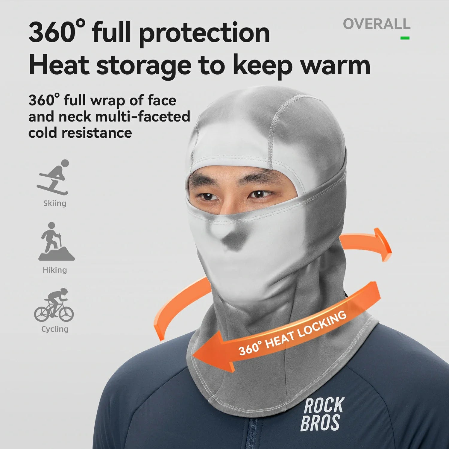 Fleece Balaclava Thermochromic Breathable Waterproof