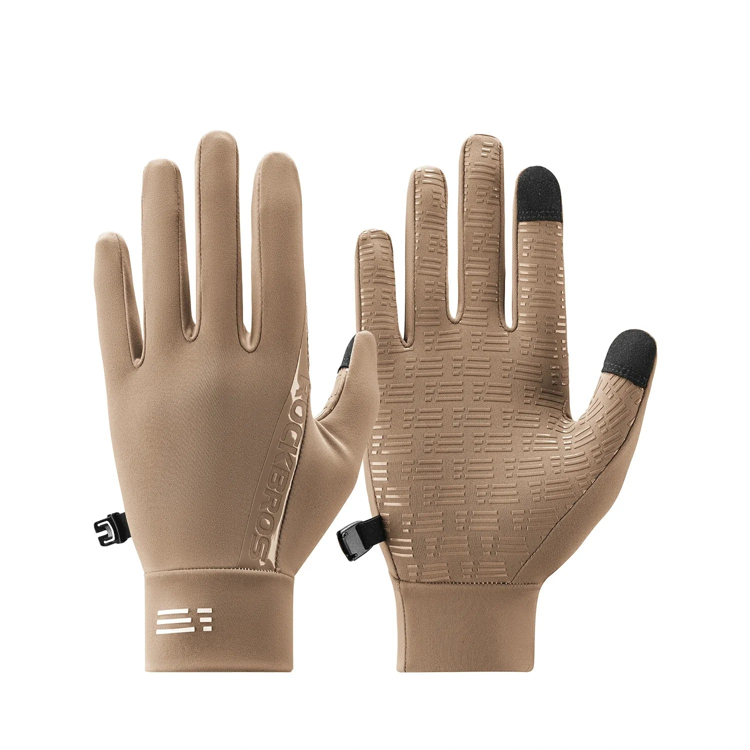 Lightweight winter cycling gloves 5¨C15¡ãC#color_brown