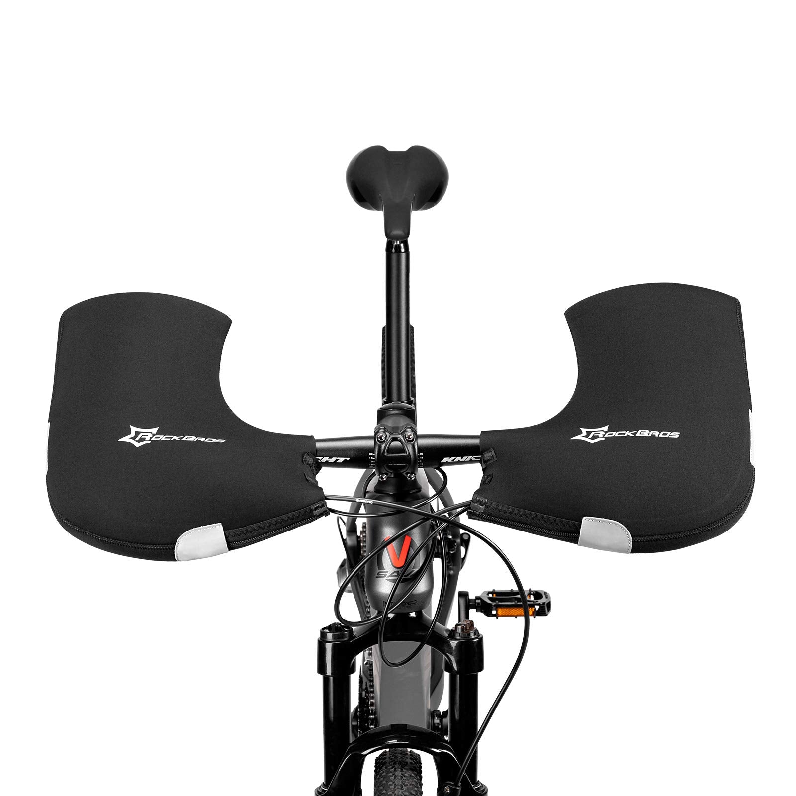 ROCKBROS Winter Bike Handlebar Mittens - Windproof & Thermal for MTB