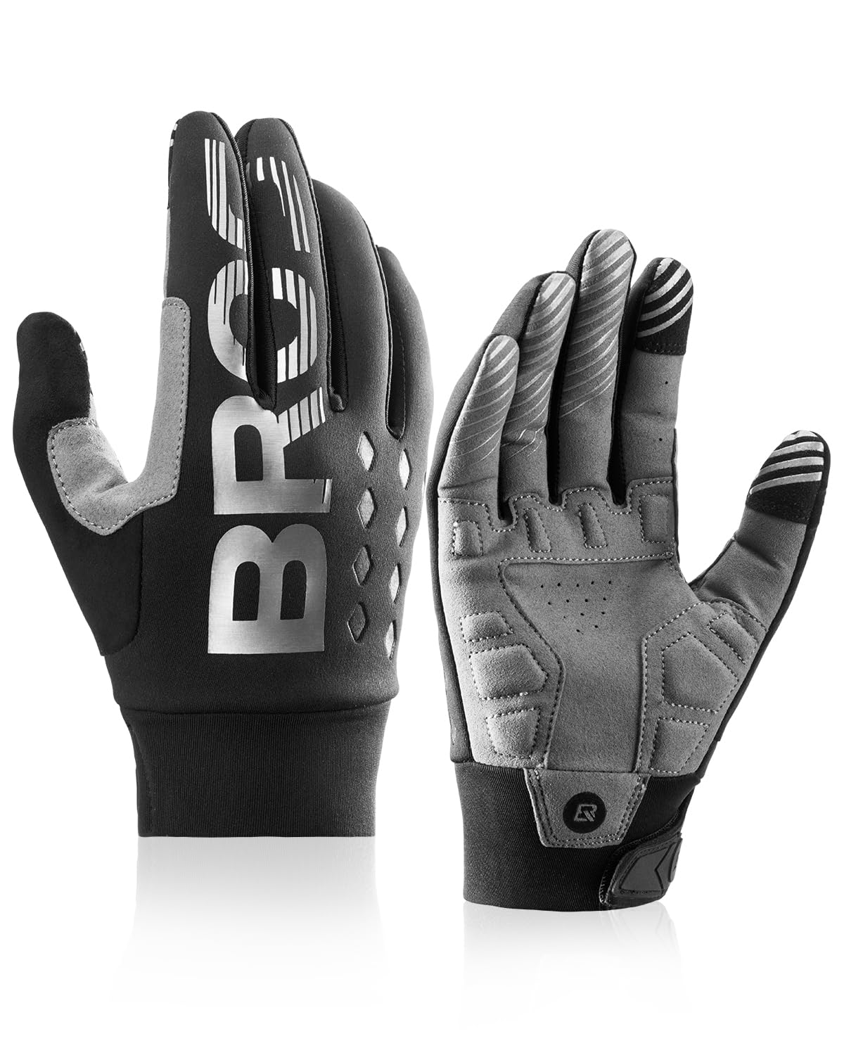 ROCKBROS Full Finger Cycling Gloves, Motorcycle Mountain Bike Gloves f