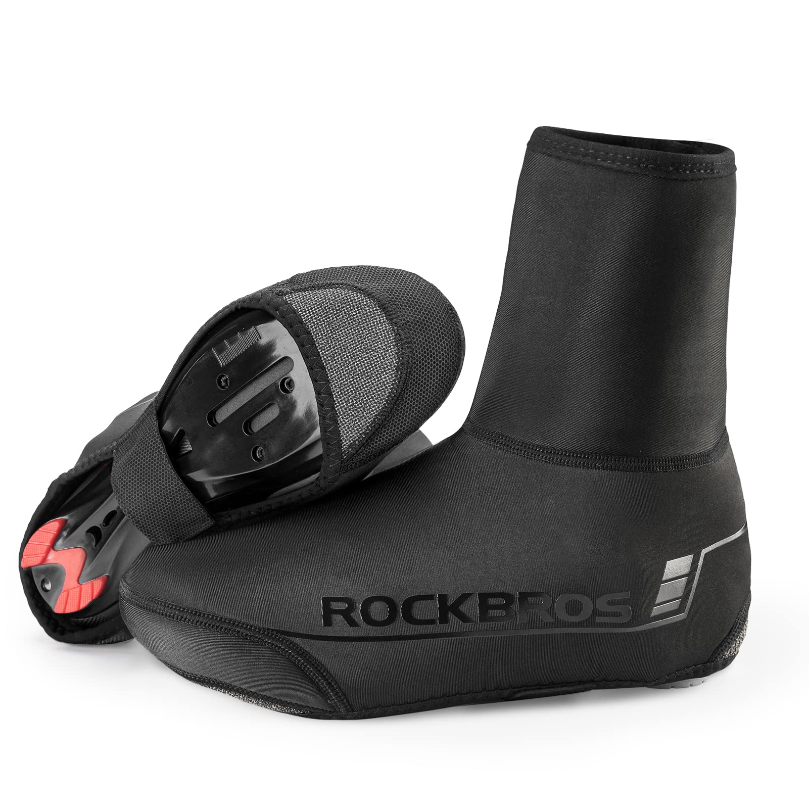 ROCKBROS Winter Thermal Cycling Shoe Covers – Windproof Water