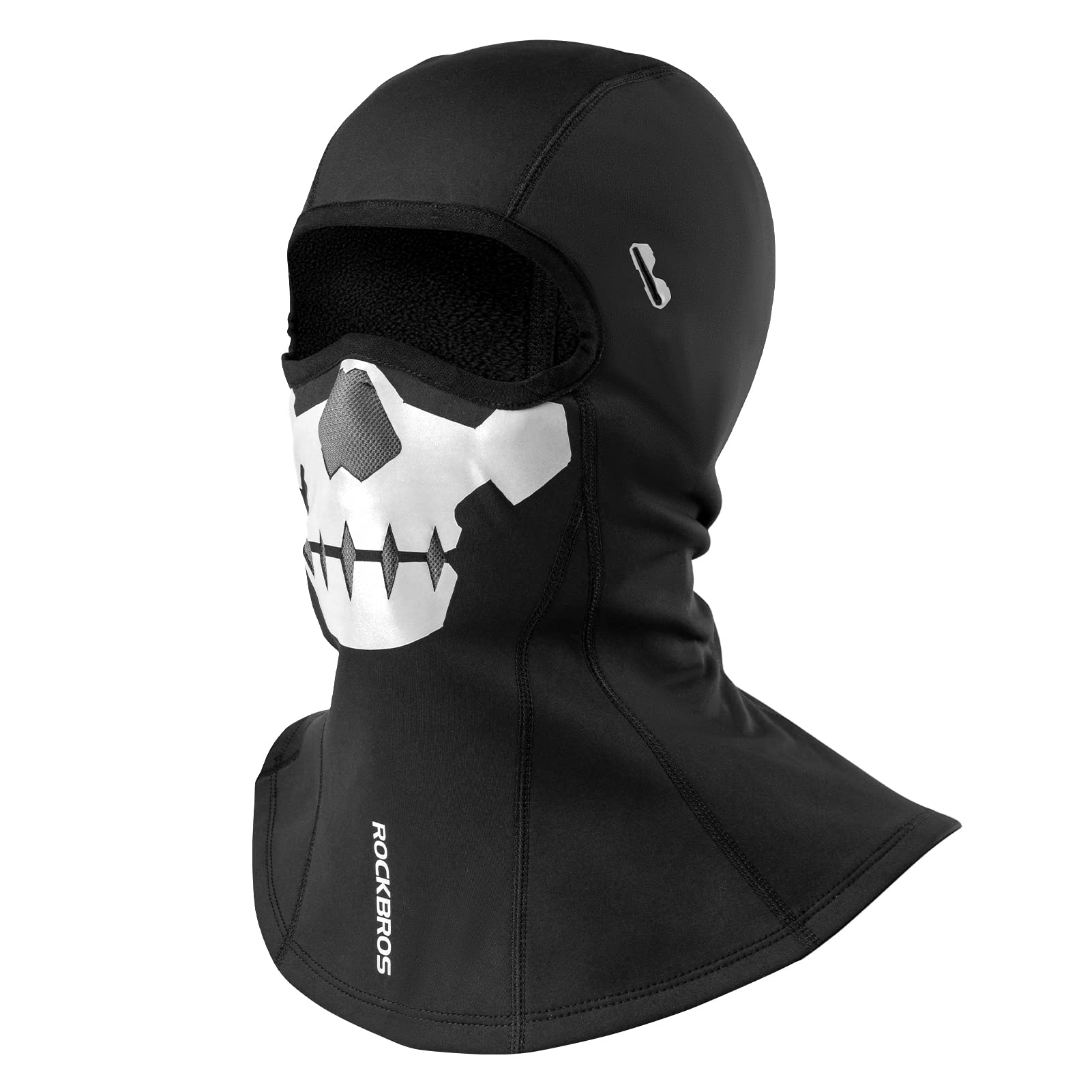 Protezione Dal Vento Balaclava Antivento ROCKBROS - Per Ciclismo, Sci, Inverno, Unisex, Nero, Taglia Unica Scaldacollo Moto - Foto 2