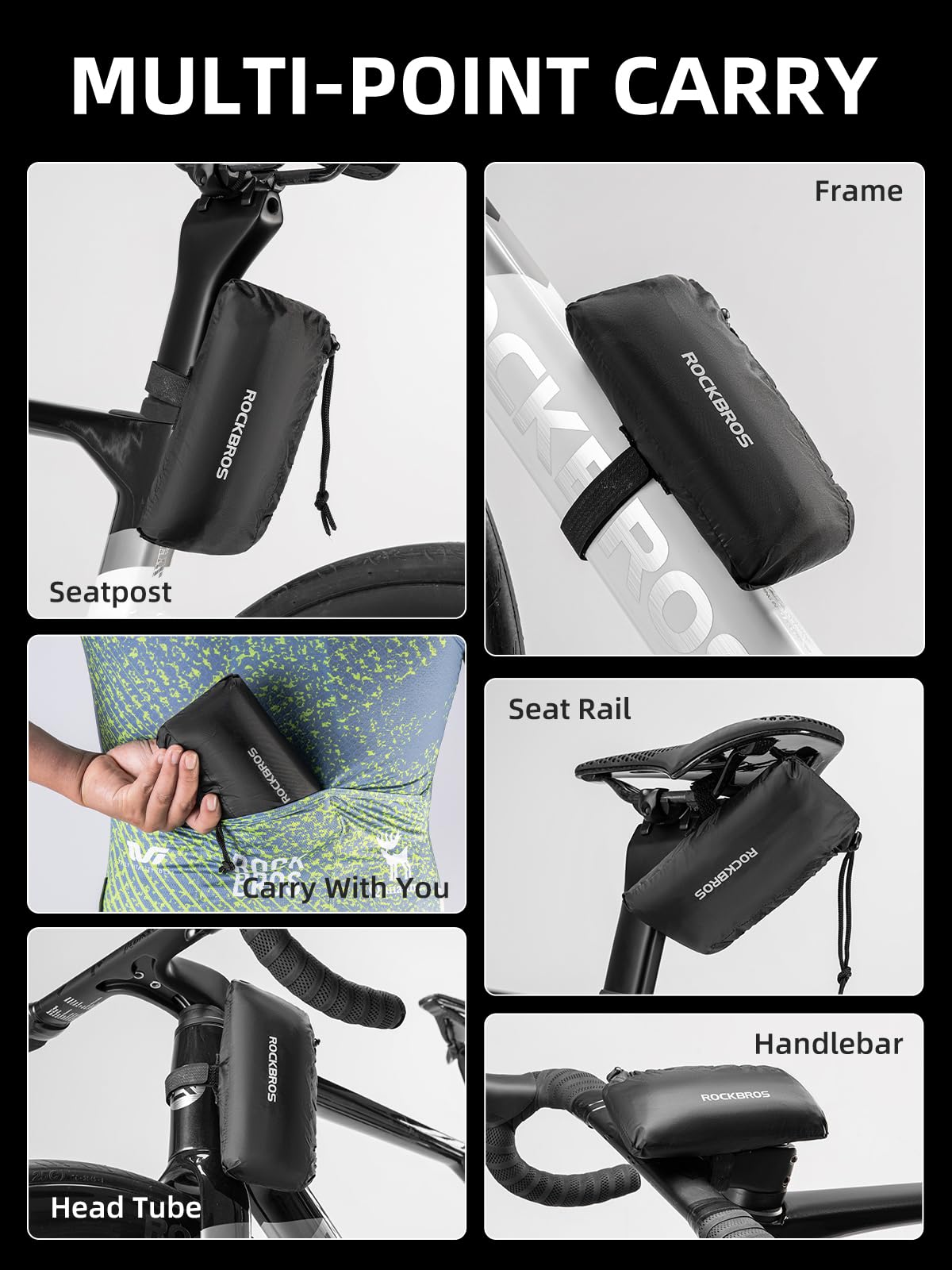 Bike Cover for 19-27.5 inches Bikes Bike Storage Bag Foldable Storage Bag