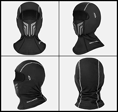 ROCKBROS Windproof Winter Fleece Balaclava for Men - Ski, Cycling, Motorcycle Mask