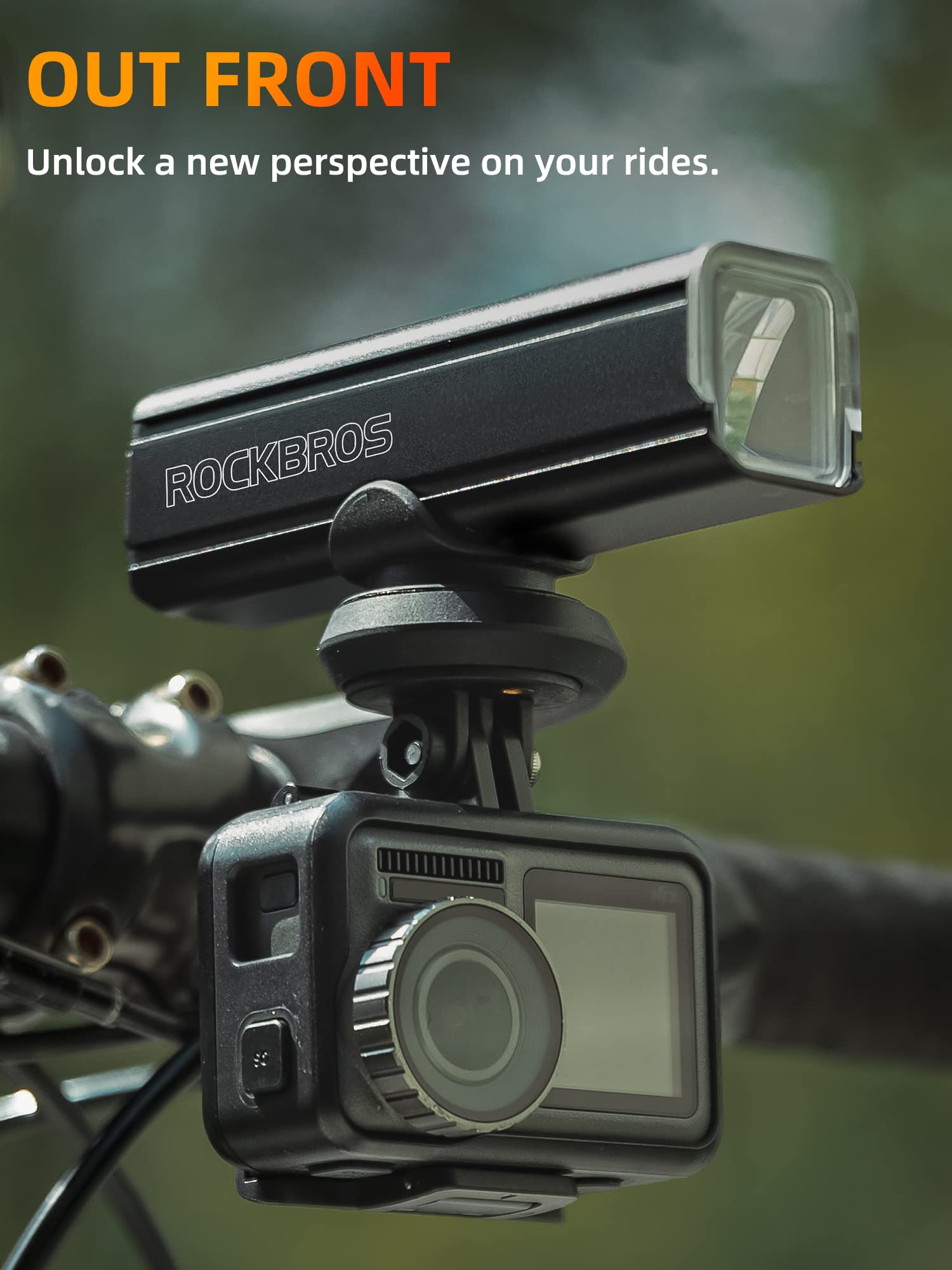 Out Front Mount for Garmin, iGPSPORT - Fits 32-35mm Handlebars