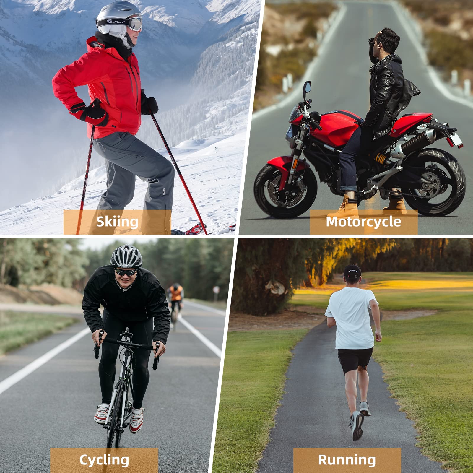 Skull Cap Men's Winter Cycling Cap