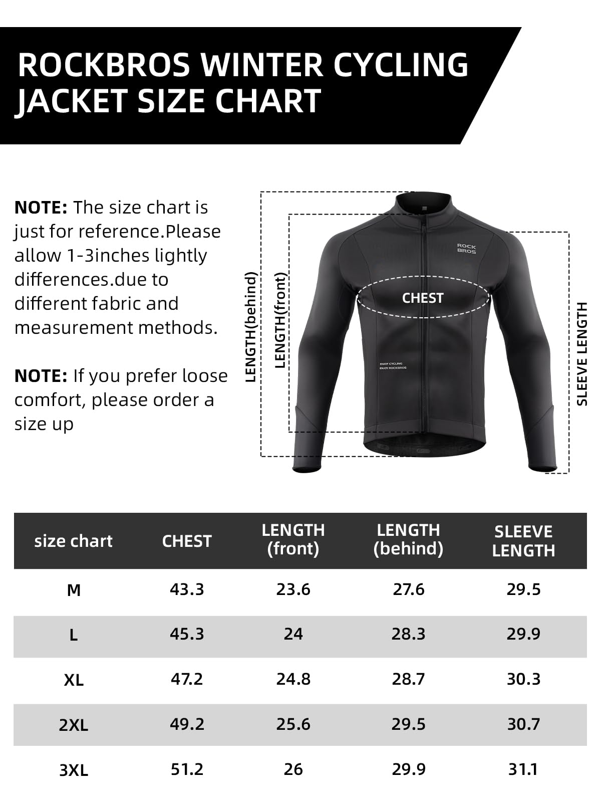 ROCKBROS Men¡¯s Winter Cycling Jacket Thermal Windproof Softshell for Road MTB