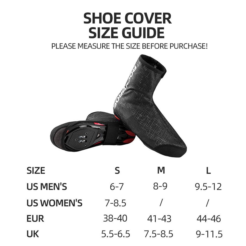 ROCKBROS Thermal Windproof Bike Shoe Covers for Mountain Road
