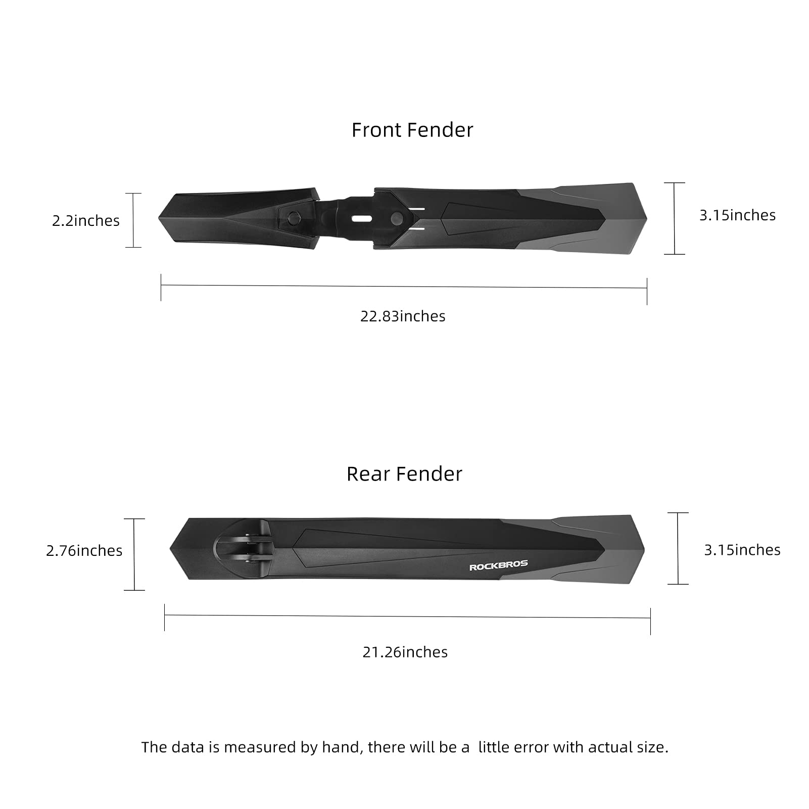 Adjustable Bike Mudguard Front/Rear Fender MTB
