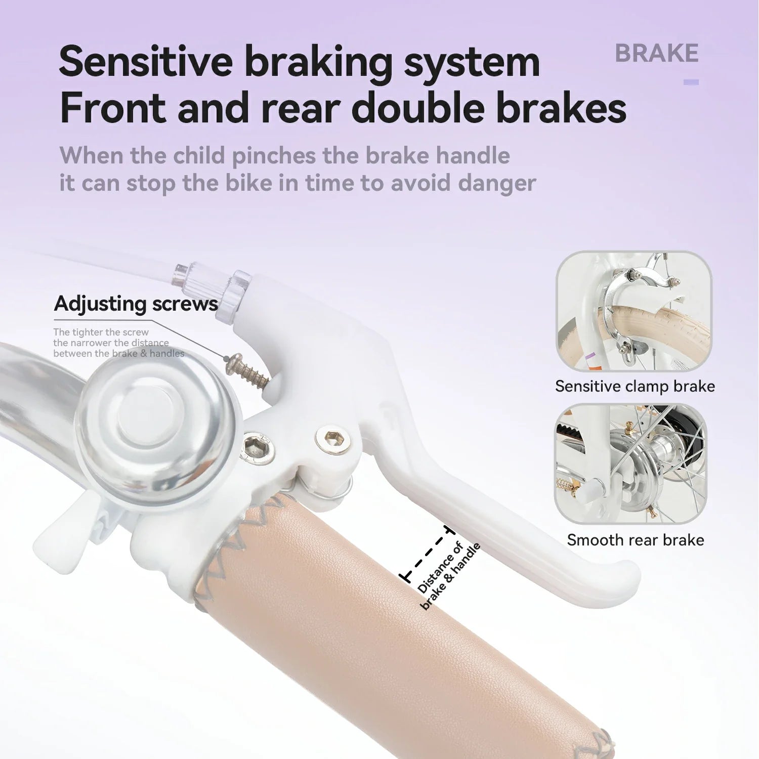 Child bike handlebar installation step