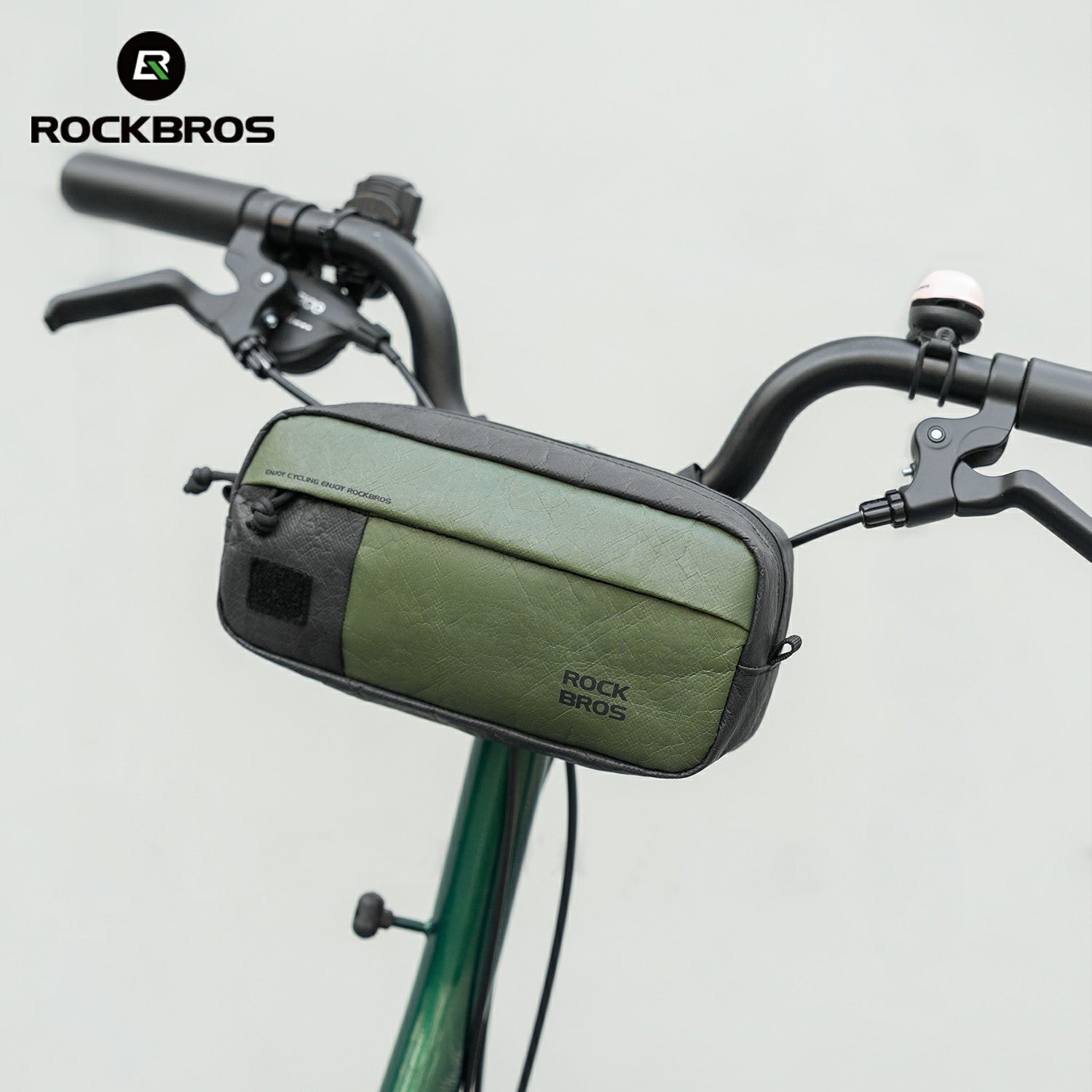 waterproof folding bike handlebar bag for road and mtb