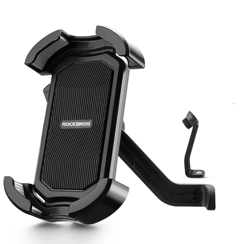 Bike Phone Holder Handlebar Rearview Mirror