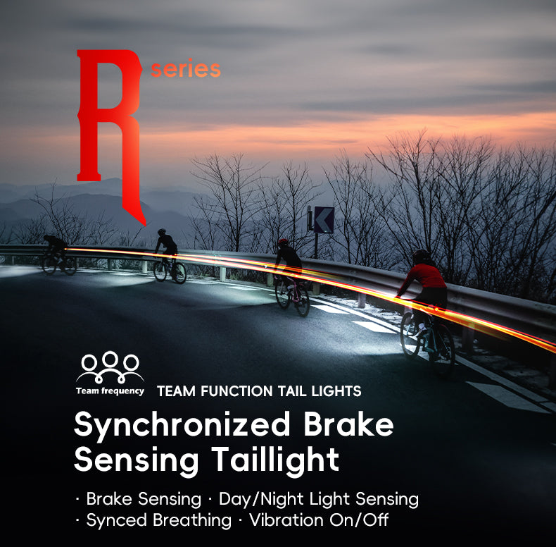 R1/R4 Tail Light Brake sensor USB-C Synchronized