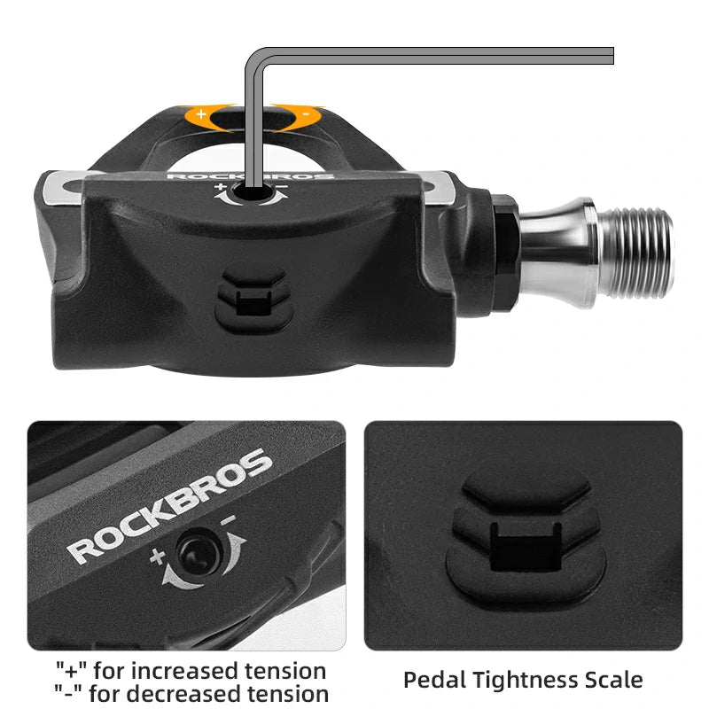 Road Carbon Fiber Clipless Pedals SPD