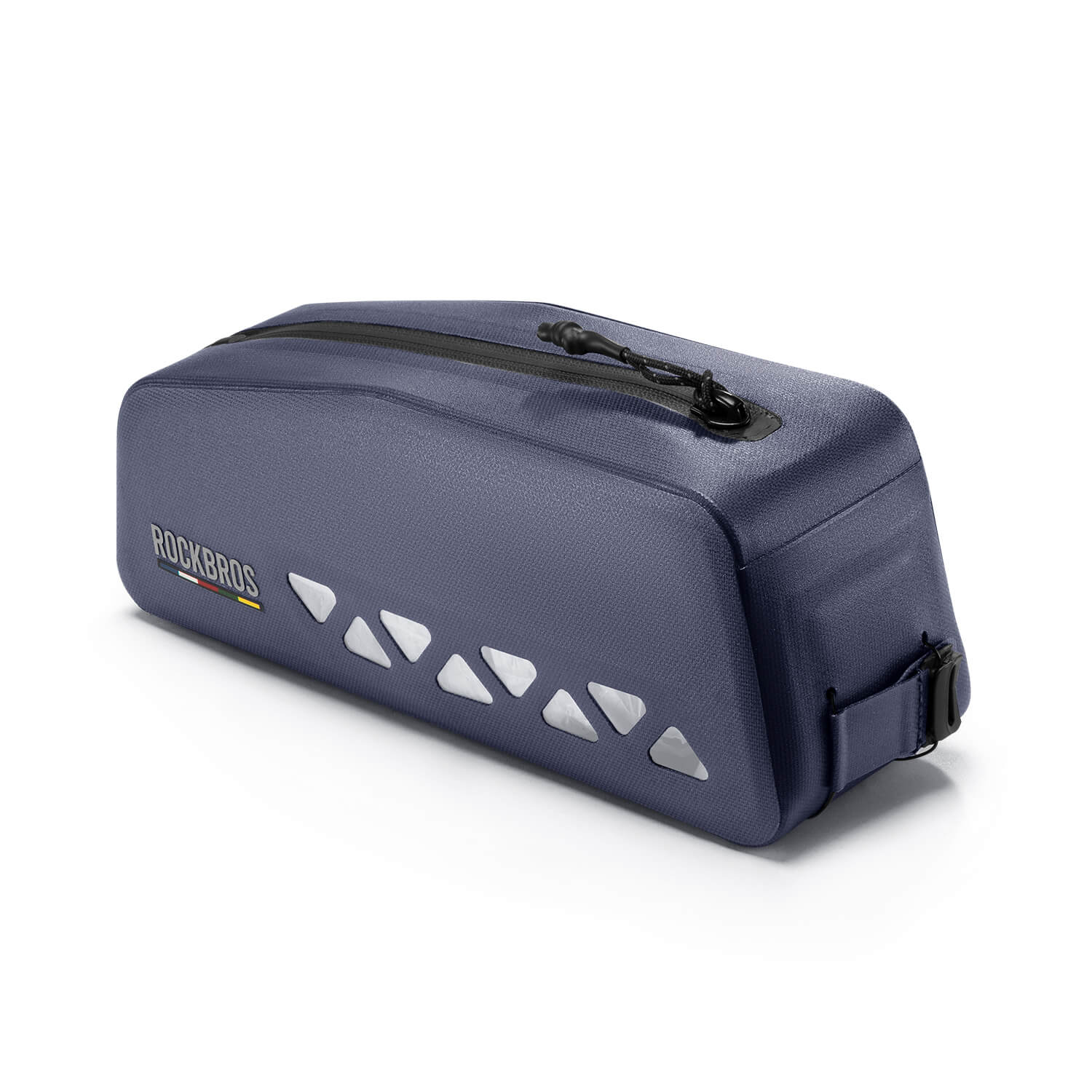 road to sky 100% waterproof bike frame bag model as-142 with secure storage #Color_Blue