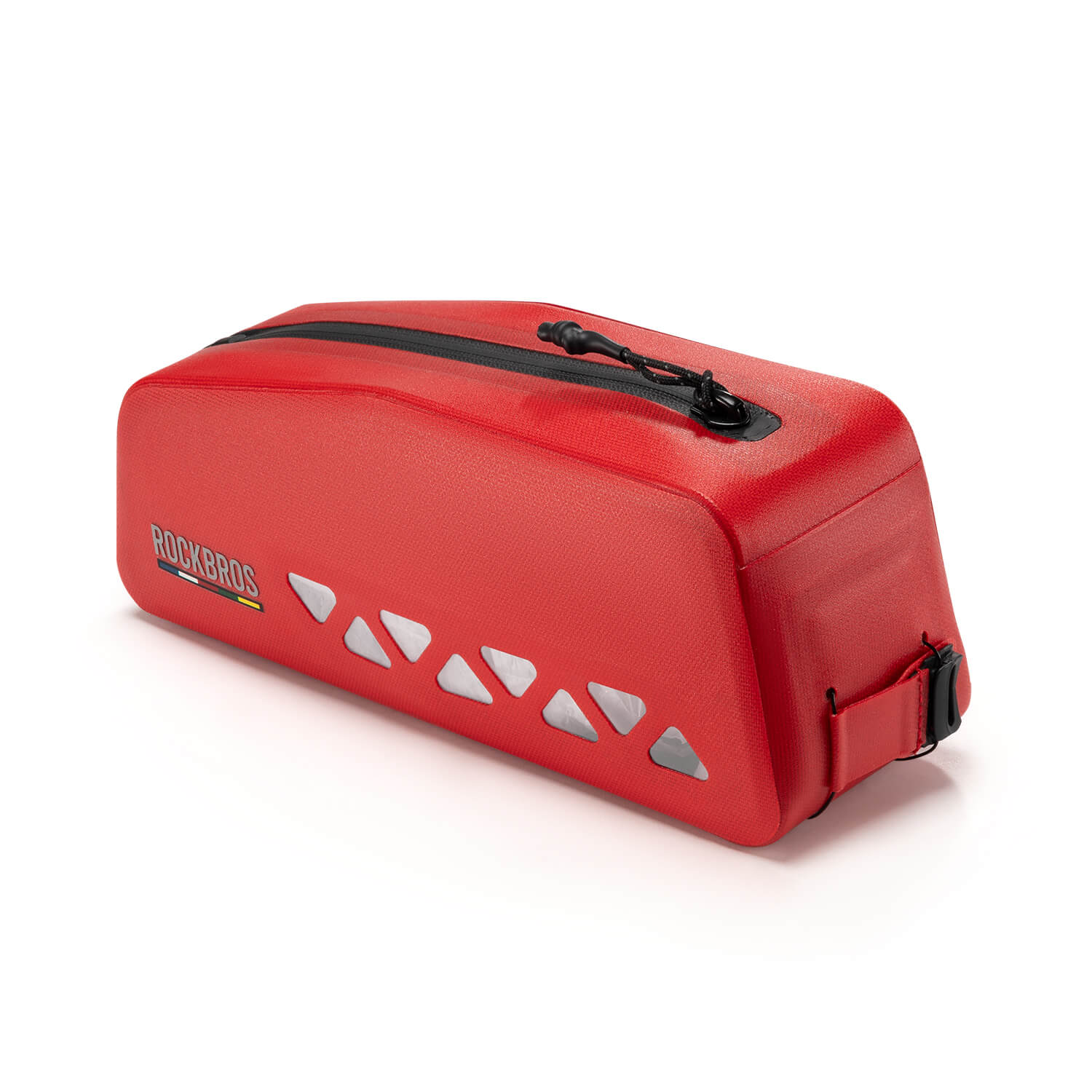 road to sky 100% waterproof bike frame bag model as-142 with secure storage #Color_Red