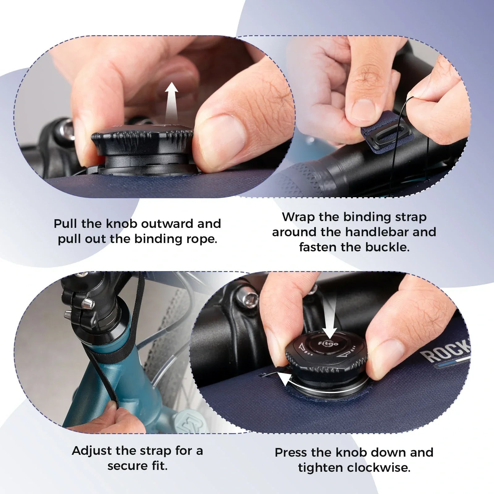 road-to-sky 4-litre black handlebar roll