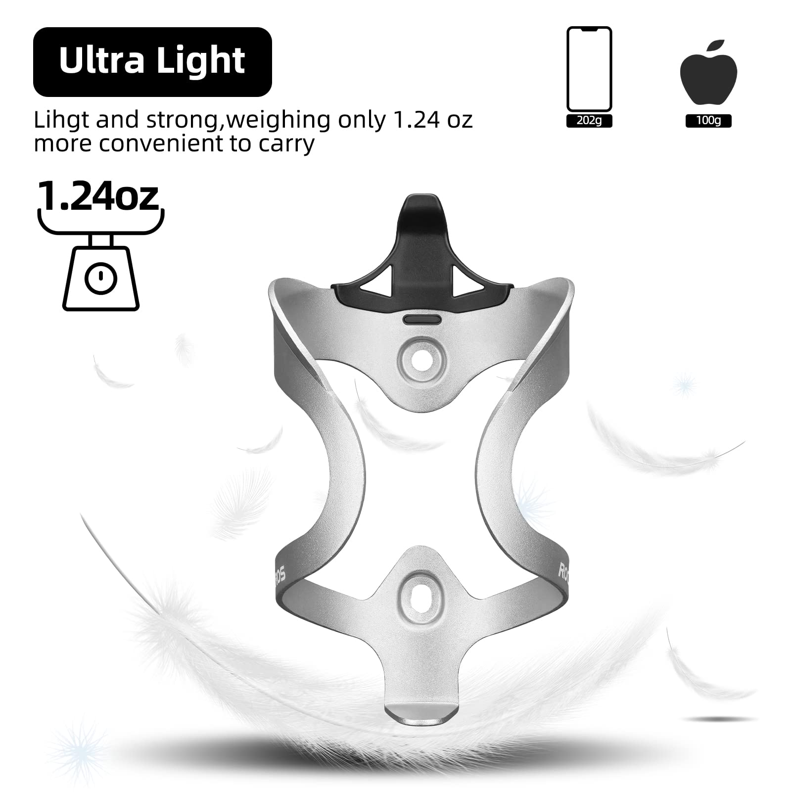 rockbros-lightweight-alloy-bike-water-bottle-holder-for-road-mountain-bikes#color_sliver