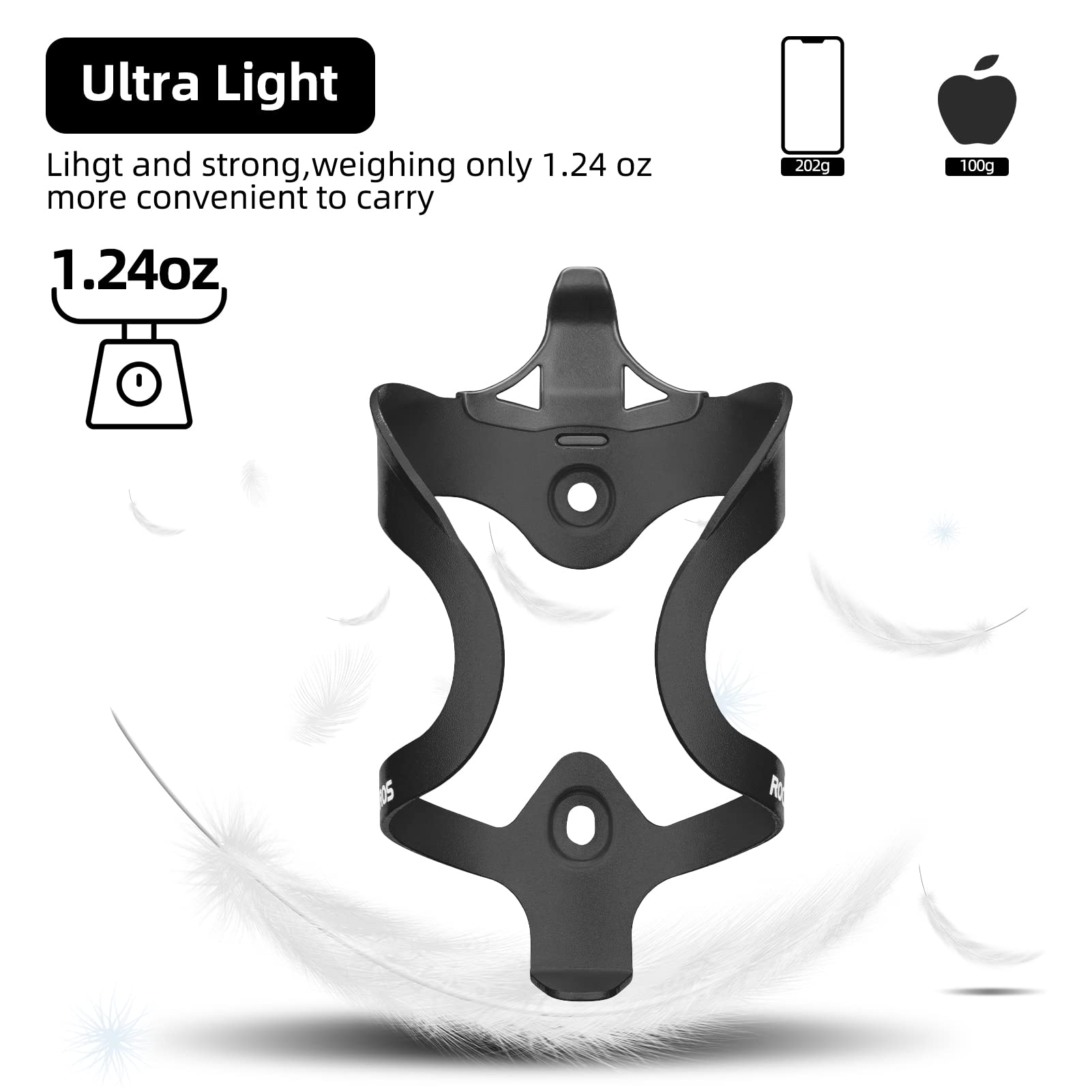 rockbros-lightweight-alloy-bike-water-bottle-holder-for-road-mountain-bikes#color_black