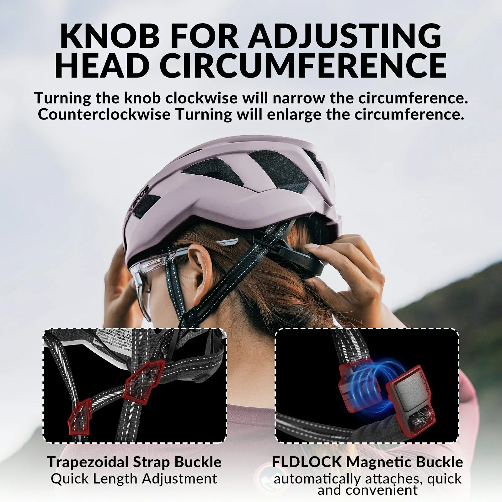 rockbros-lk-11-cycling-helmet-integrated-adjustable-shockproof-mtb-road-unisex#color_pink