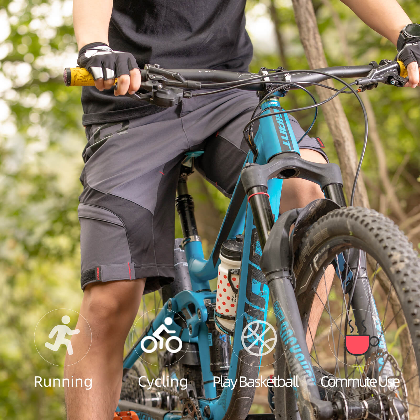 Men's Cycling Shorts 4D Padded Compression Shorts