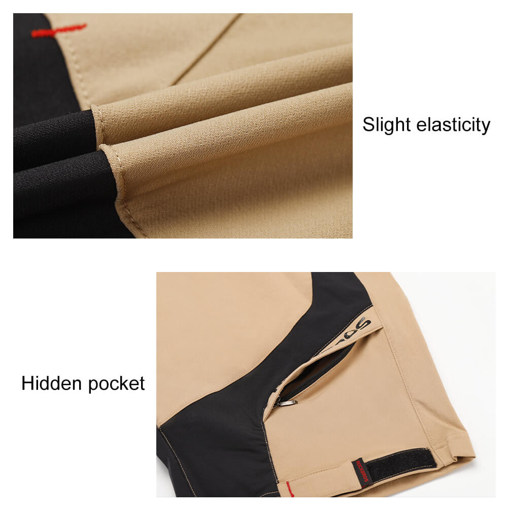 rockbros men's 4d padded cycling shorts with compression design for enhanced comfort