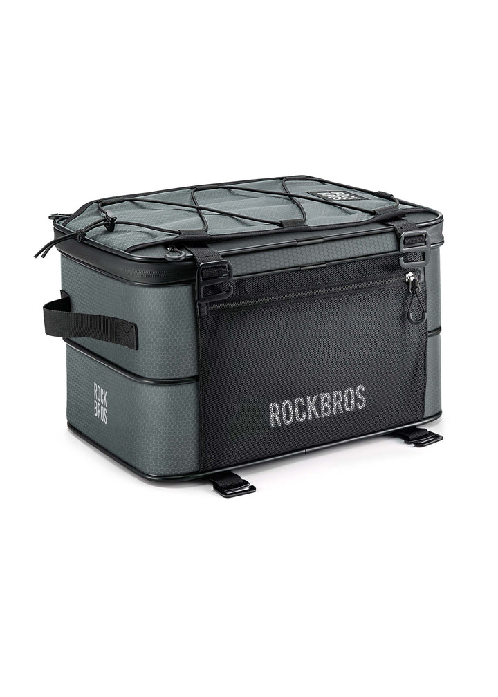 rockbros-road-to-sky-foldable-trunk-bag16.8l-expandable-bike-rack-bag#color_grey