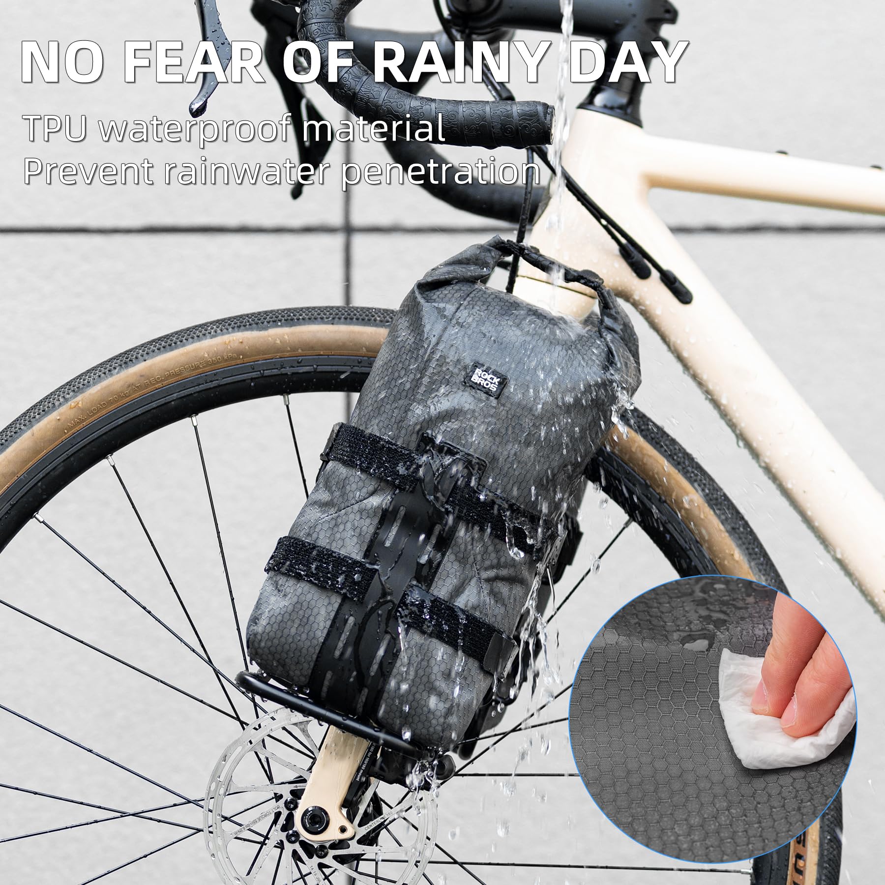 bike front fork storage bag