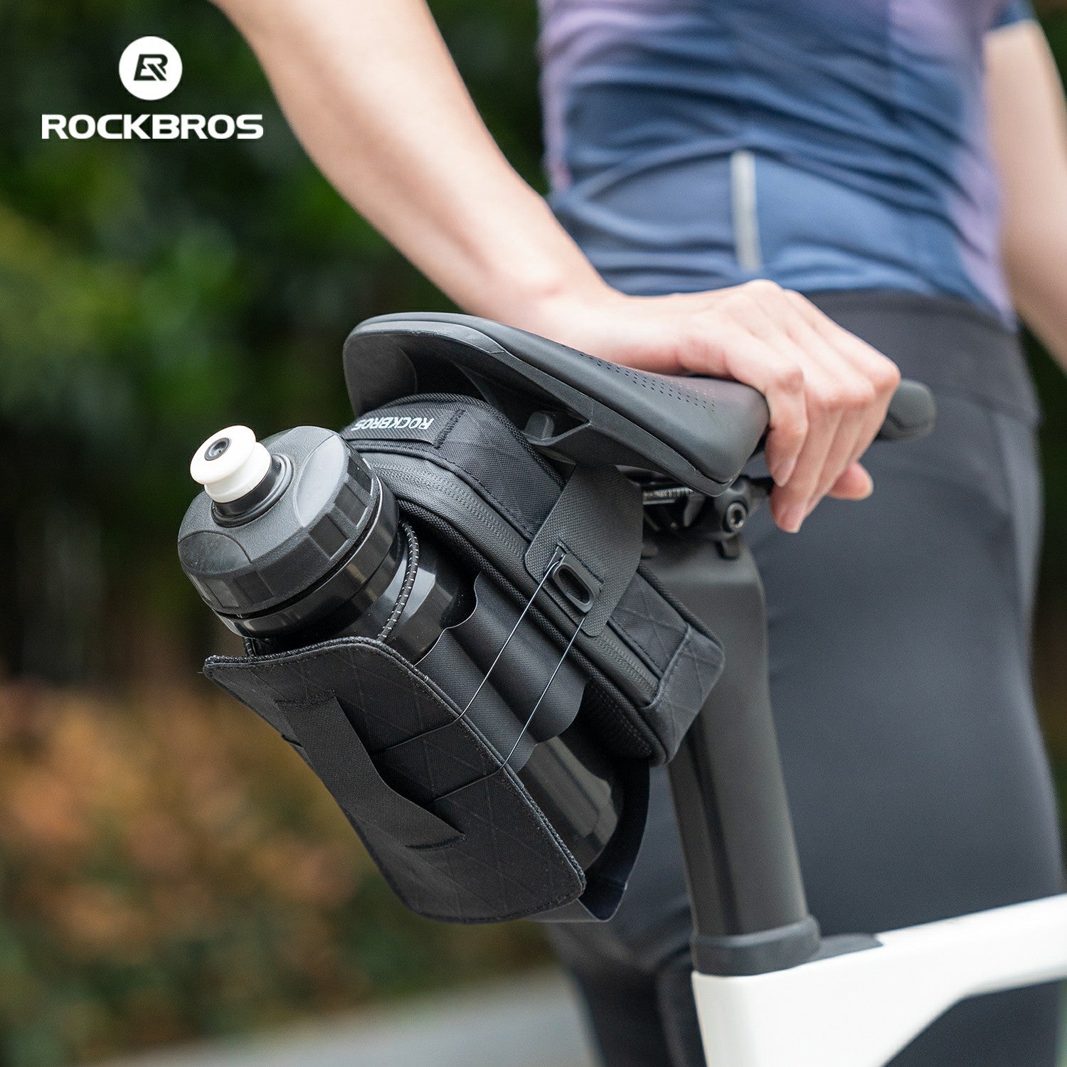 multifunctional bike tail bag#color_black