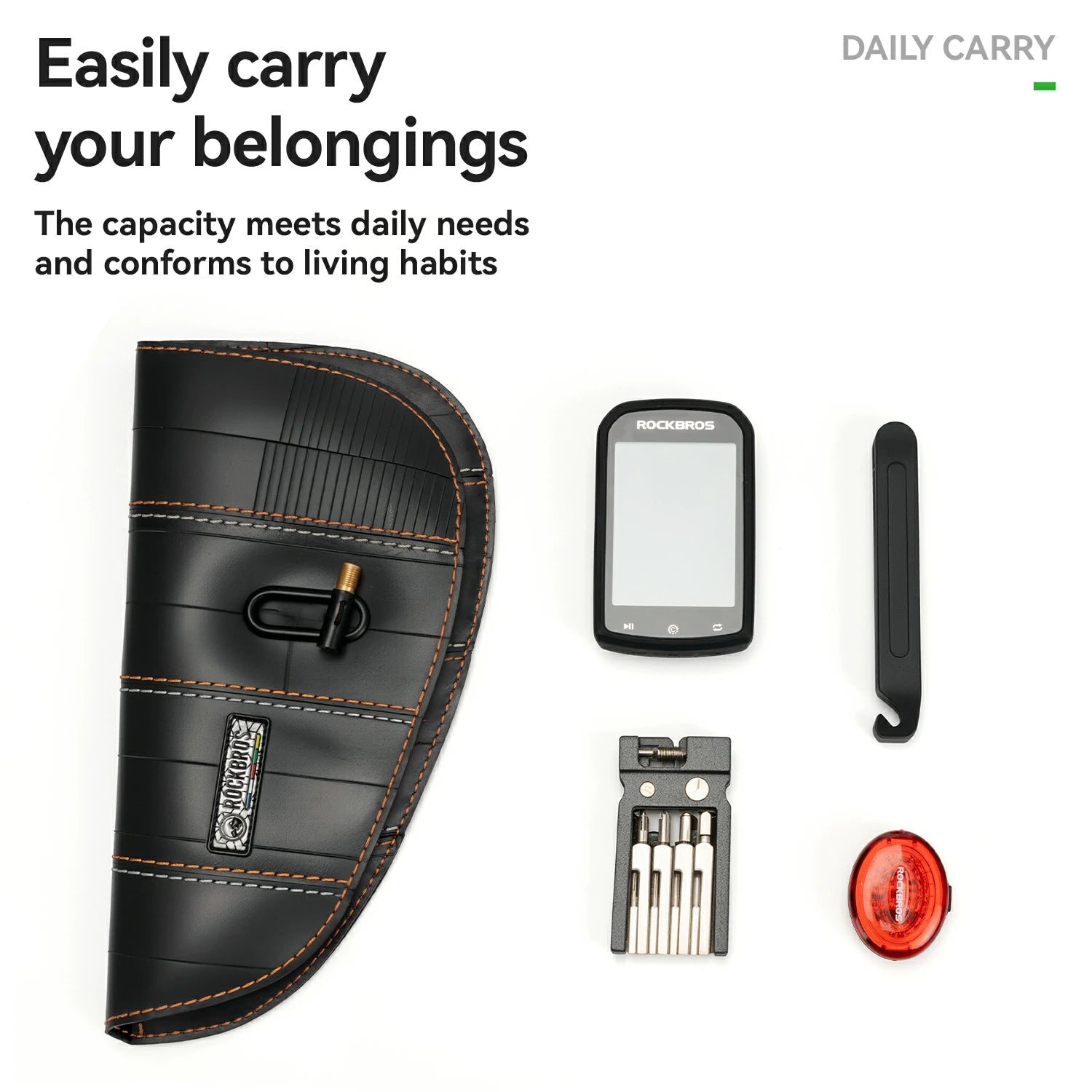 Sustainable Eco-Friendly Bike Bags Set ROAD TO SKY