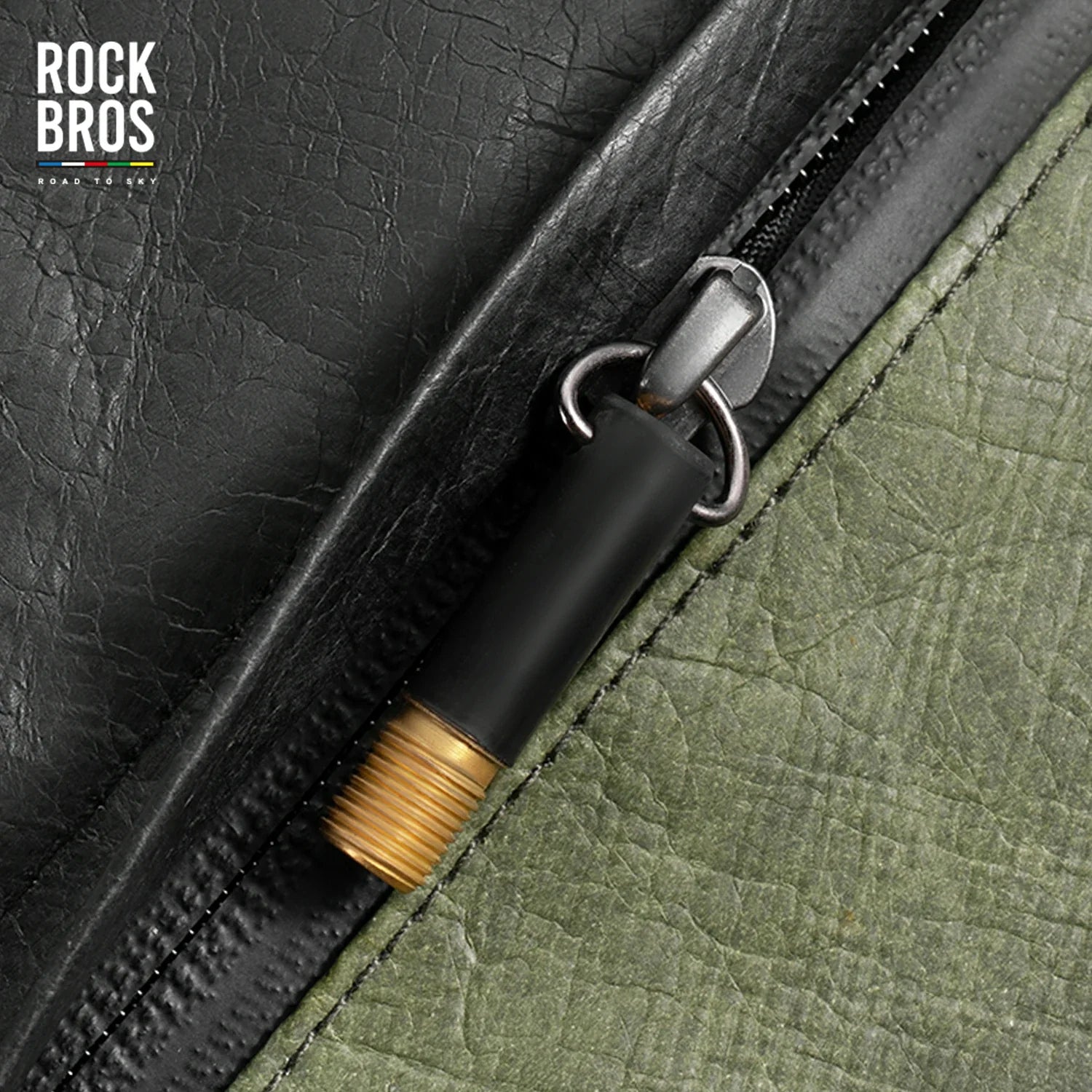 Sustainable Eco-Friendly Recycled Tire Bike Handlebar Bag 2.5L ROAD TO SKY