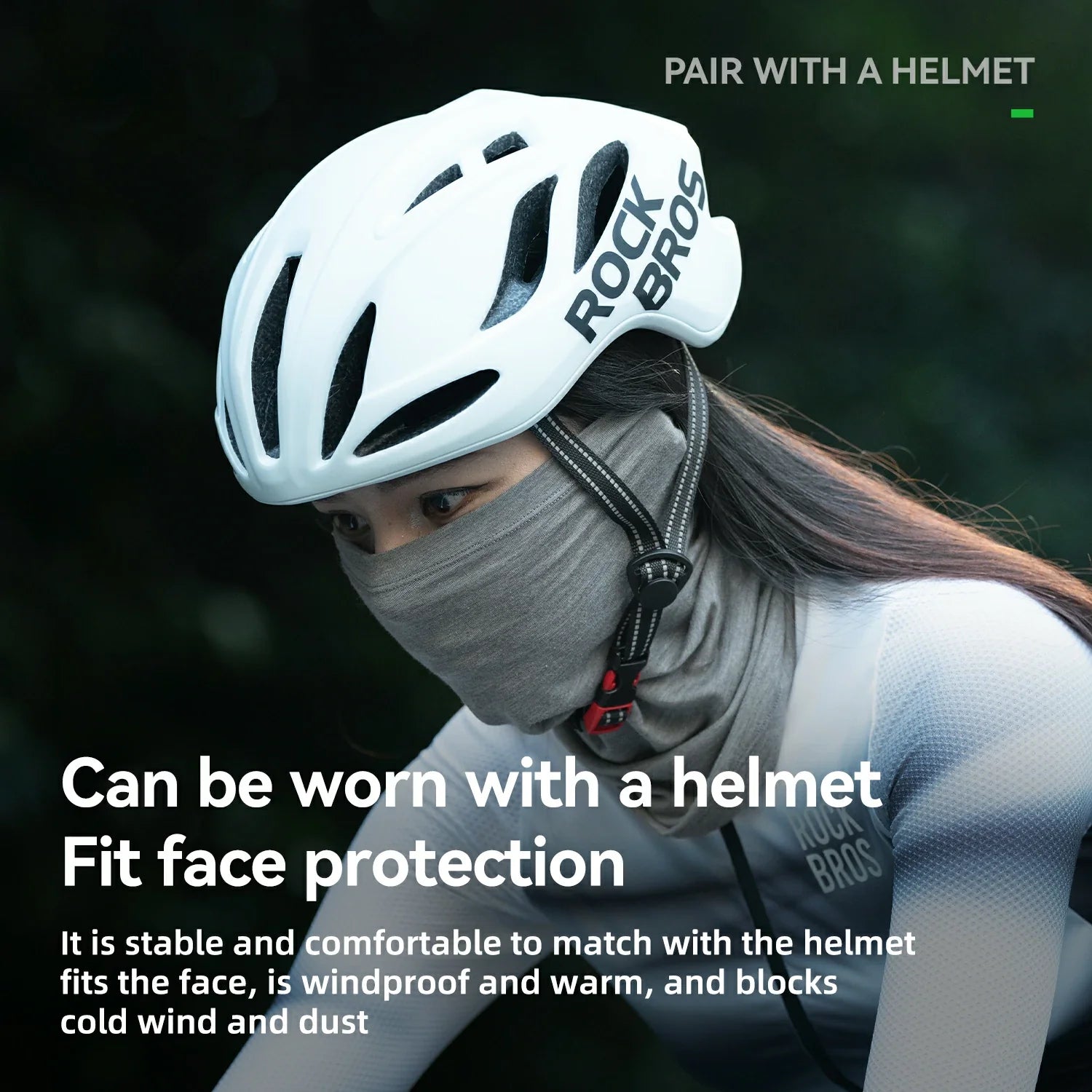 Merino Wool Neck Gaiter Face Mask Thermal for Men Women