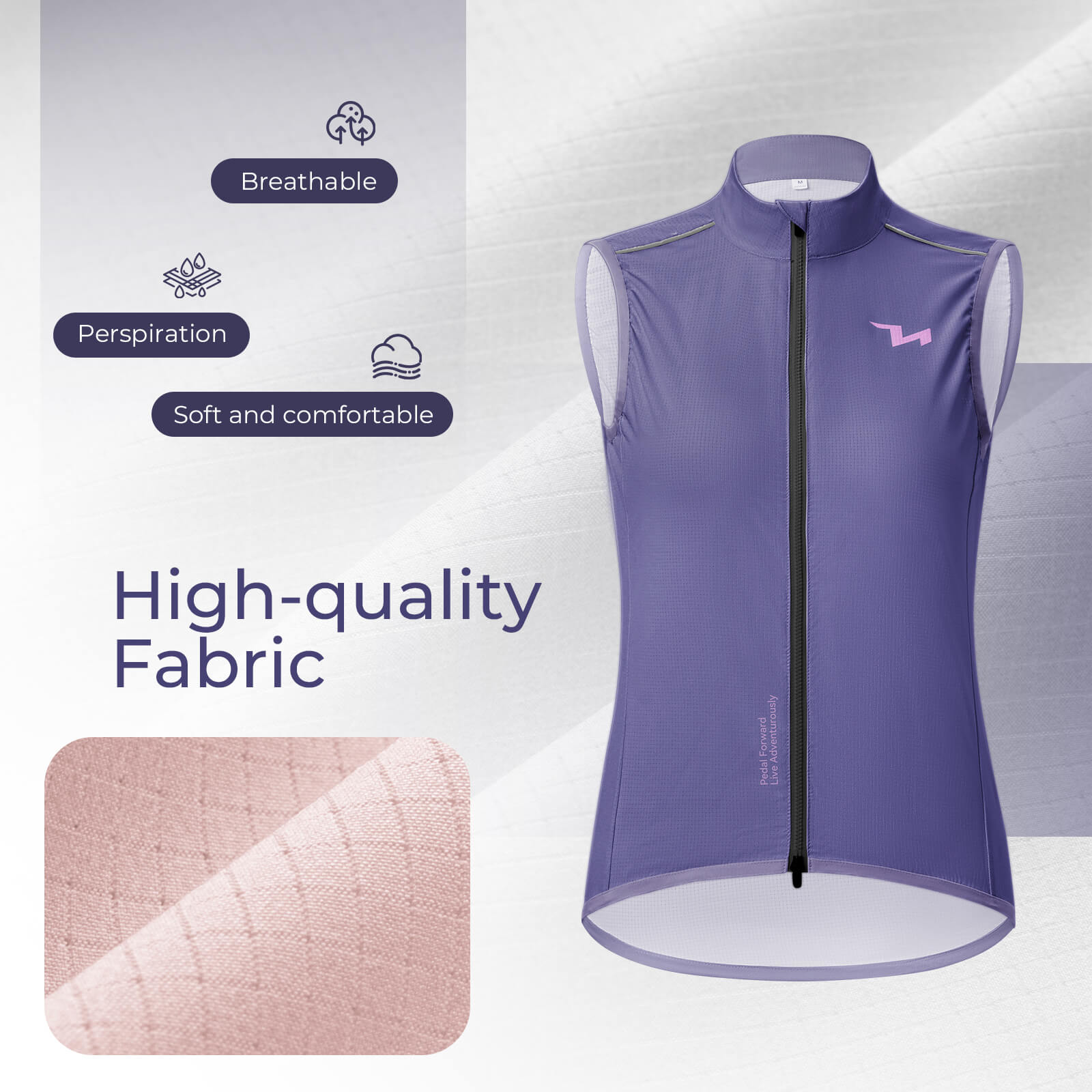 TVI Women's Cycling Vest Windproof