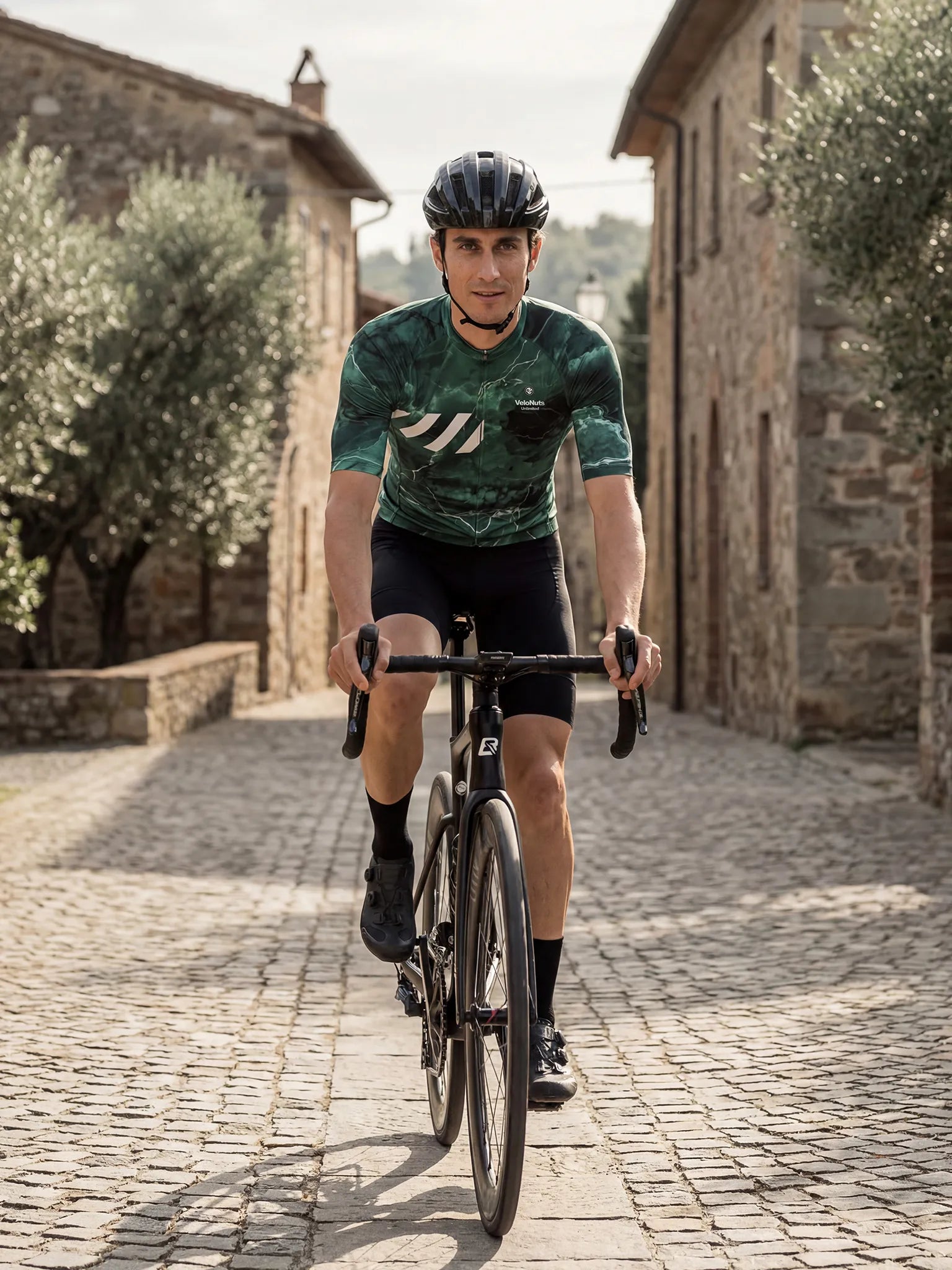 Men's Cycling Jersey Liquid Terrain#Color_Emerald Vein