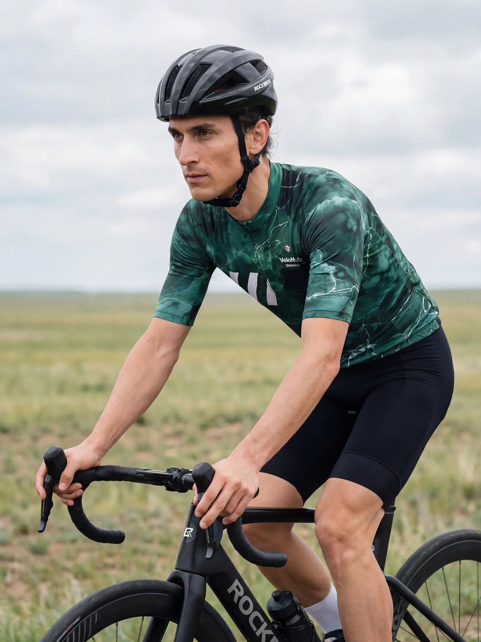 Men's Cycling Jersey Liquid Terrain#Color_Emerald Vein