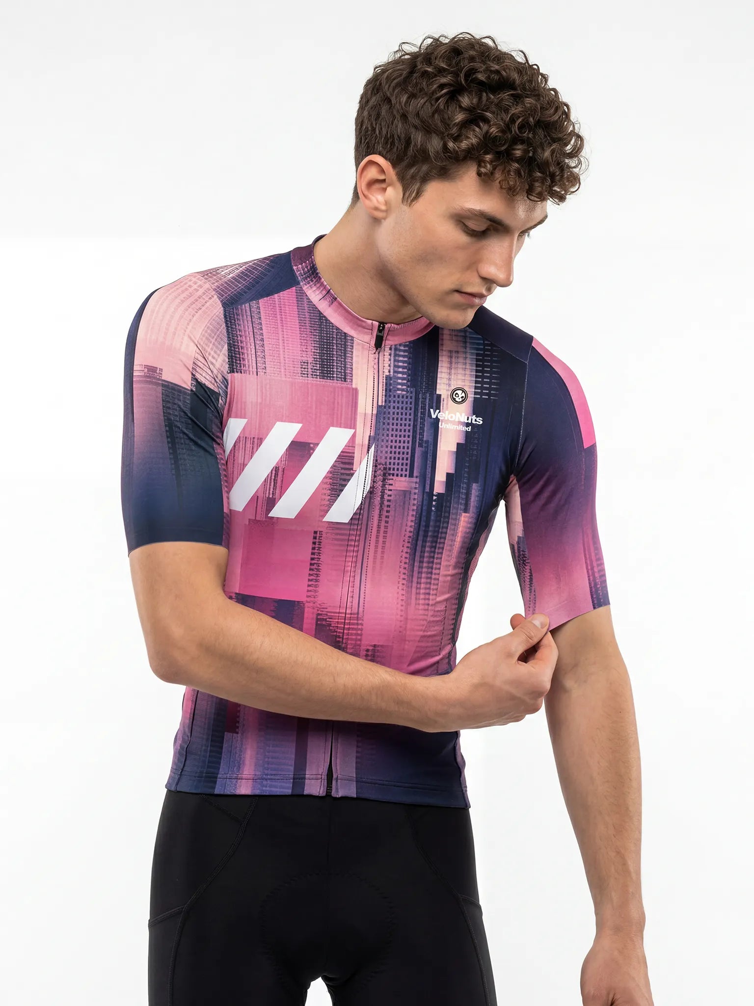 Men's Cycling Jersey Liquid Terrain#Color_Ocean Blur