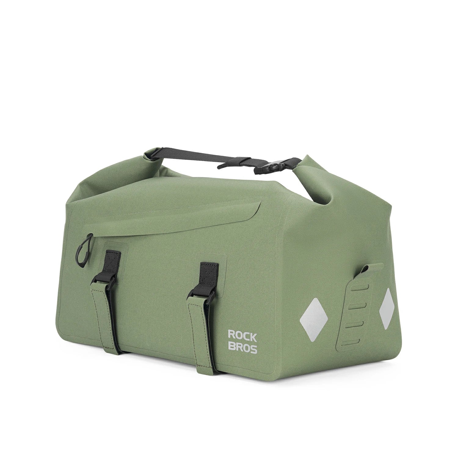 waterproof bike bag for commuting or cycling trips.#color_Green