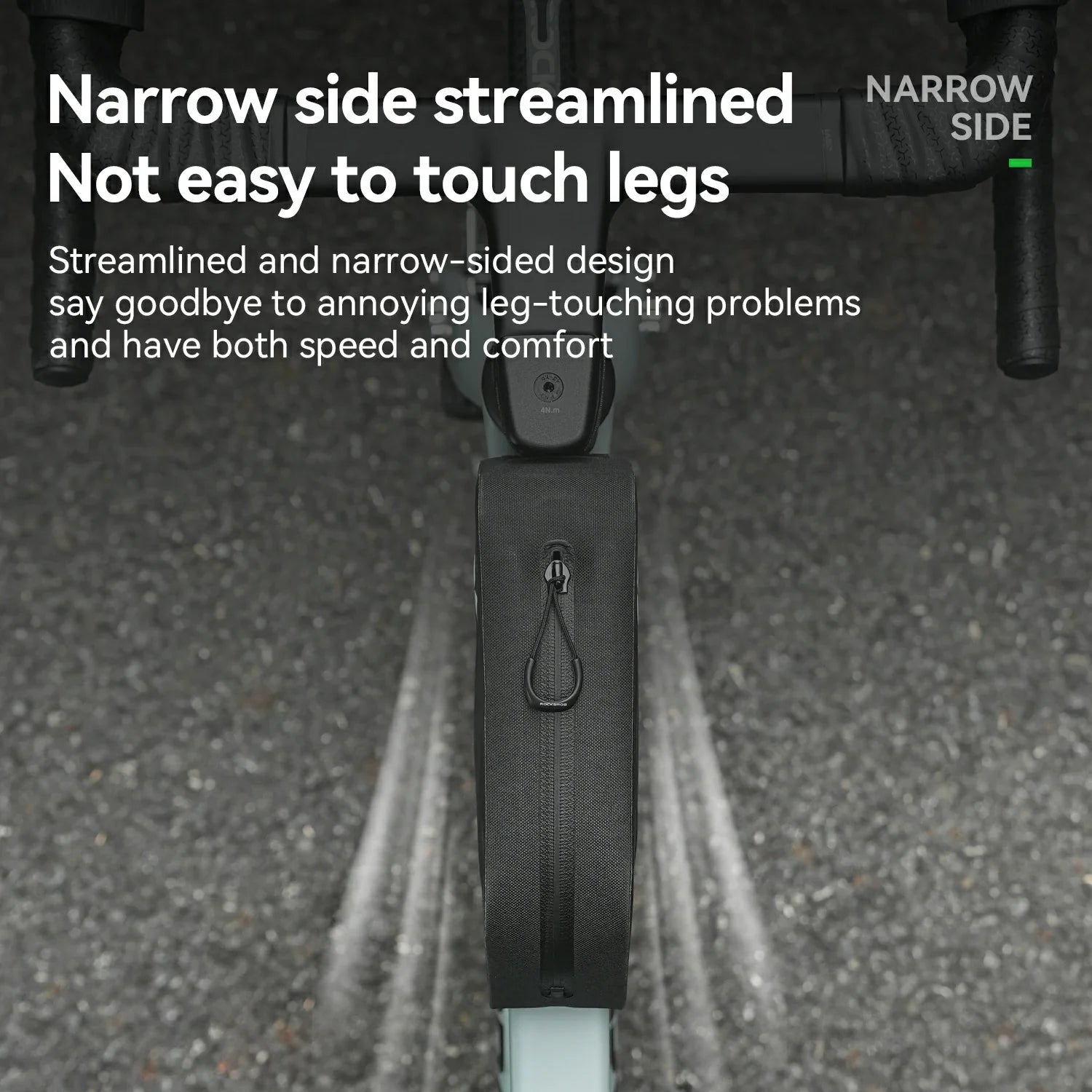 RideMate 100% Waterproof Top Tube Bag 1L